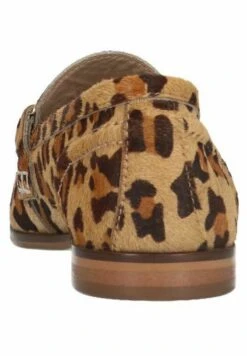 MIT GEPARDENMUSTER UND GOLDFARBENER SCHNALLE - Slipper - Leopard Print -Bequeme Schuhe 52c3836944634306a2d07ed313914dbc