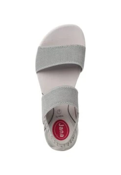 Jana Plateausandalette - Lt.grey -Bequeme Schuhe 53982525a36f42a590ae0000b797d3ff