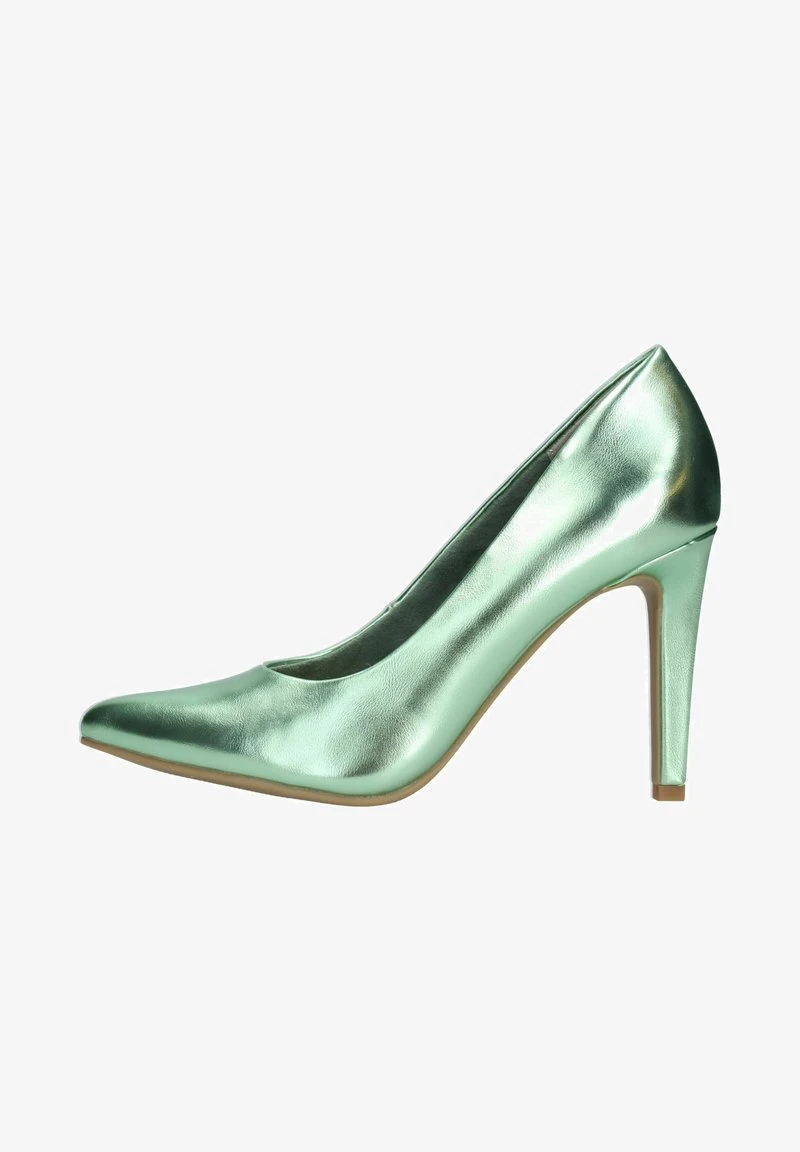 Marco Tozzi High Heel Pumps - Green Metallic 3 Marco Tozzi High Heel Pumps - Green Metallic