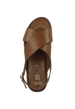 Ara Keilsandalette - Cognac -Bequeme Schuhe 5c8b14b7de4f4daa84cb3315697c3da8