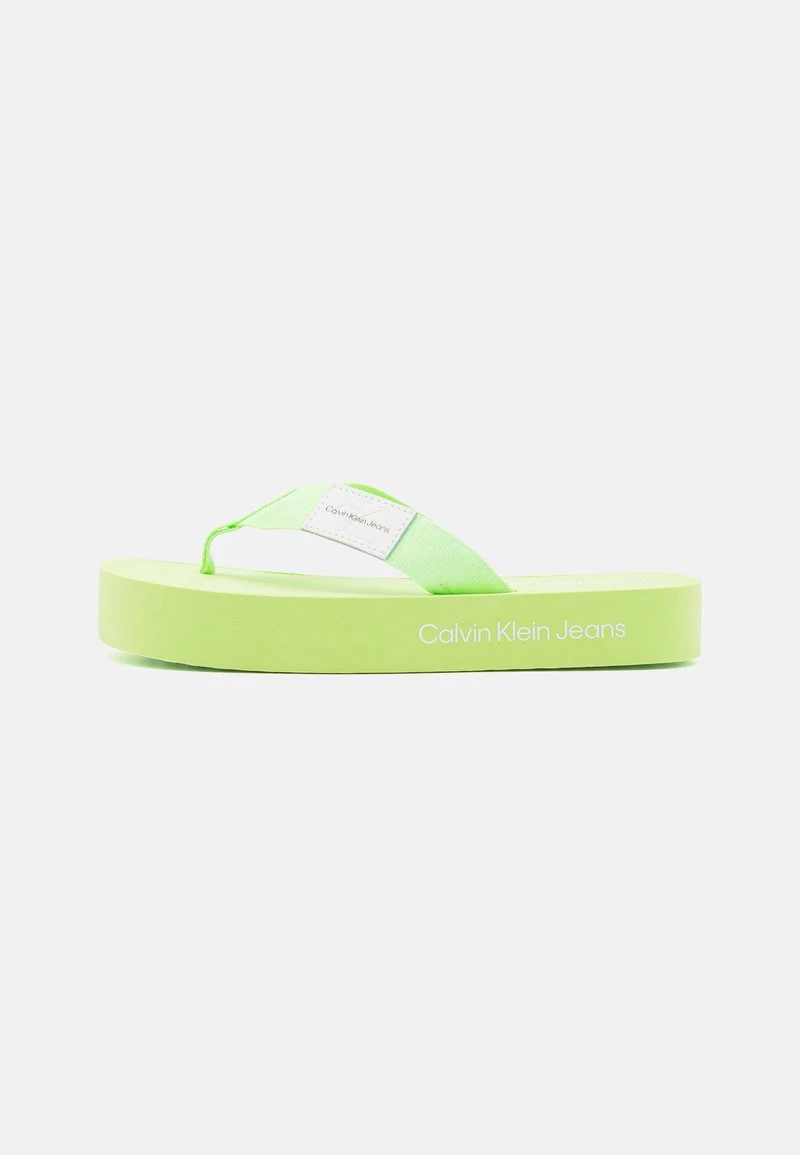 Calvin Klein Jeans FLATFORM - Zehentrenner - Live Mist 3 Calvin Klein Jeans FLATFORM - Zehentrenner - Live Mist – Bild 2