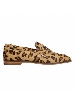 MIT GEPARDENMUSTER UND GOLDFARBENER SCHNALLE - Slipper - Leopard Print -Bequeme Schuhe 62271bdd528b4dc9b52a58a562818e47