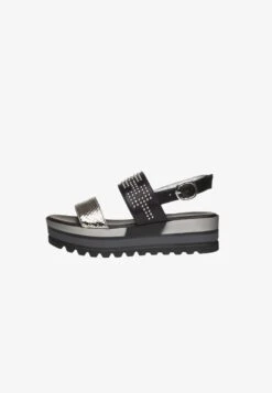 NeroGiardini Riemensandalette - Acciaio -Bequeme Schuhe 65f76be72f164ce9a5d7e7b3eb867070