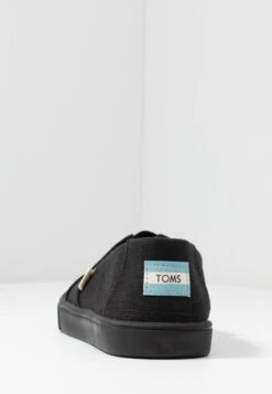 Toms VEGAN ALPARGATA - Slipper - Black -Bequeme Schuhe 69a5f3a988b84532b7336cadf72cfe77