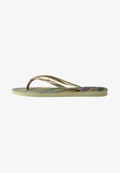 Havaianas SLIM IRIDESCENT - Bade-Zehentrenner - Bronze, Purple -Bequeme Schuhe 6f029fec86f04525a183b5d8ca673031