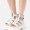 Buffalo ZIP - Plateausandalette - White 2 Buffalo ZIP - Plateausandalette - White -Bequeme Schuhe 70ac4de454024ed5b17ecad9bd483a25