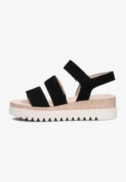 Gabor Plateausandalette - Zwart -Bequeme Schuhe 744be82c70a04f1ea6995aadf89804fc 1