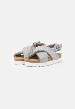 Shepherd MILLA - Plateausandalette - Grey -Bequeme Schuhe 77133714dda74dc7bc523763f3bd4c1d