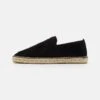 Bianco BIAFRED LOAFER - Espadrille - Black