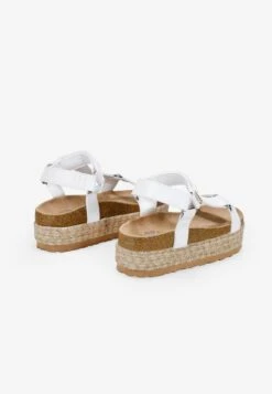 CON DE ESPARTO - Plateausandalette - Blanco -Bequeme Schuhe 7eda981cd1264530b6fe838c1b5d387a
