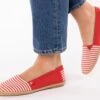 STRIPED - Espadrille - Rot 2 STRIPED - Espadrille - Rot -Bequeme Schuhe 7f7b36f14964478d9ba24d6bacb96a02