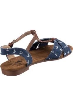 Riemensandalette - Blau Weiß 12 Riemensandalette - Blau Weiß -Bequeme Schuhe 82933fc2891b4d9e9baa0f9d2cc6efb5