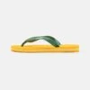 Havaianas BRASIL LOGO UNISEX - Bade-Zehentrenner - Pop Yellow -Bequeme Schuhe 855573e5e7554cfd8b938b44d986a9d0
