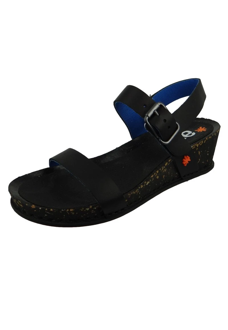 *art AMEND - Keilsandalette - Black 4 *art AMEND - Keilsandalette - Black – Bild 2