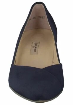Paul Green Pumps - Samtziege Blau Natur -Bequeme Schuhe 87a9fac312d443448278b91b53c216ea