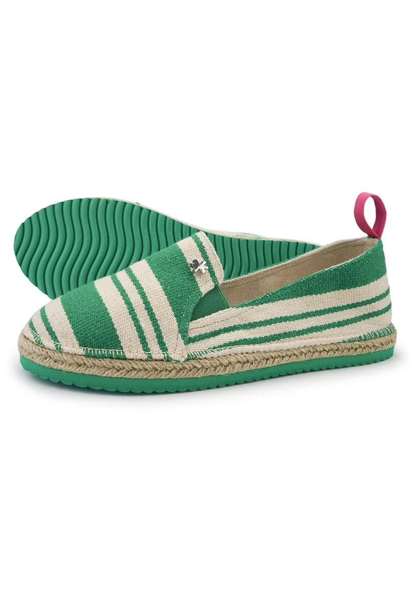 STRIPED - Espadrille - Smaragdgrün 4 STRIPED - Espadrille - Smaragdgrün – Bild 2