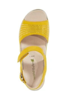 Plateausandalette - Gelb -Bequeme Schuhe 8b7c1902df994aaea93ce0516998c49b