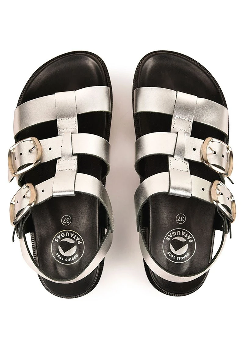 Pataugas LUZ/M F2I - Plateausandalette - Silver 5 Pataugas LUZ/M F2I - Plateausandalette - Silver – Bild 3