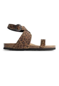 GOELETTE - Riemensandalette - Leopard -Bequeme Schuhe 90e10461df8a4b09bab6be8e6f0cd36d