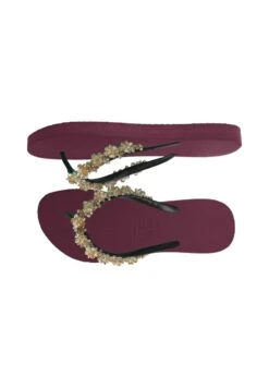 PRECIOUS BLOOM - Zehentrenner - Ruby -Bequeme Schuhe 9212cceeb574476b92ae6c6a91d2460a