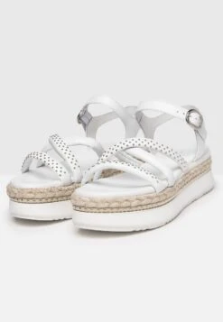 NeroGiardini E307820D - Espadrille - Bianco -Bequeme Schuhe 92e81905cf204b8c93a51f7dbd9a353c