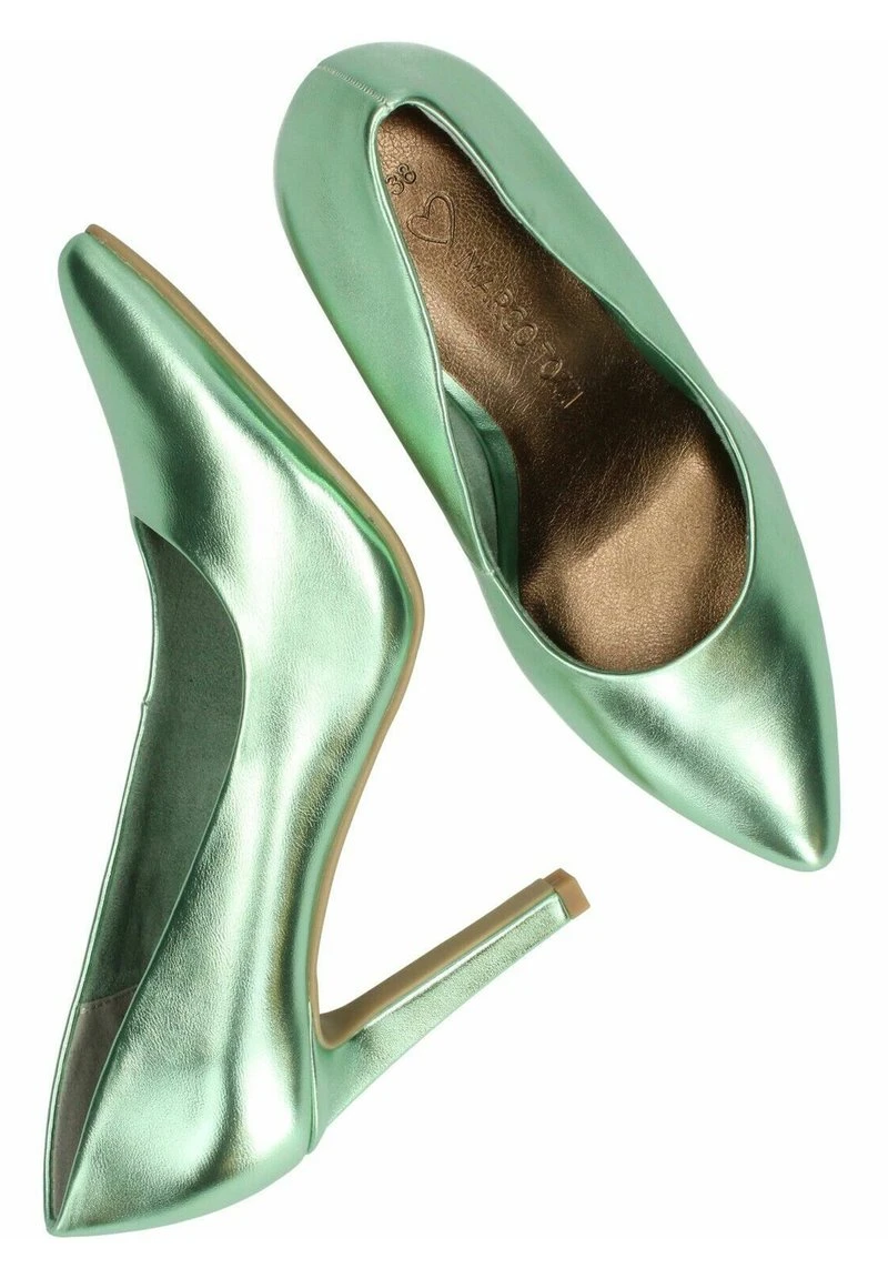 Marco Tozzi High Heel Pumps - Green Metallic 5 Marco Tozzi High Heel Pumps - Green Metallic – Bild 3
