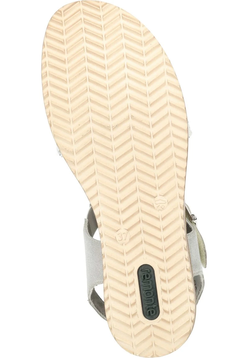 Remonte Keilsandalette - Weiss Silber Ice 6 Remonte Keilsandalette - Weiss Silber Ice – Bild 4