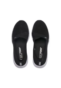 Puma ADELINA - Slipper - Black/silver -Bequeme Schuhe 970e0e3386fd415d90ebc4f7d5d3e82f
