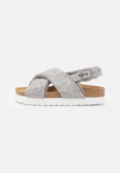 Shepherd MILLA - Plateausandalette - Grey -Bequeme Schuhe 97dcde8a5a7e4f0e8e0989a58c593fe6
