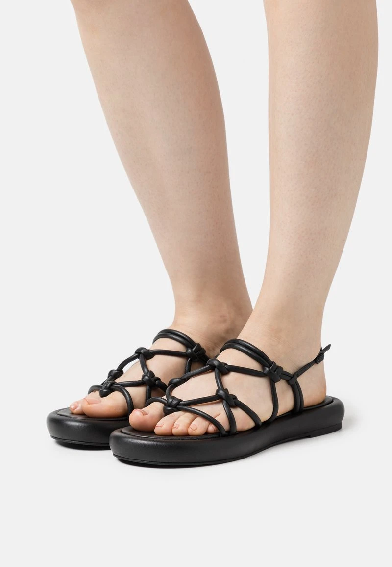 NET CHUNKY FLAT - Zehentrenner - Black 3 NET CHUNKY FLAT - Zehentrenner - Black