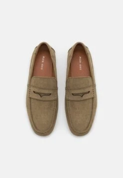 Pier One UNISEX - Mokassin - Olive -Bequeme Schuhe 99d9b7429498453e851e117643abead2