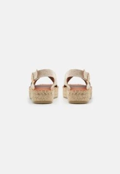 ALOHAS CROSSED PLATFORM BICOLOR - Plateausandalette - Stone Beige -Bequeme Schuhe 99e80fba4d6840fb93a3b6df1c8bcca9