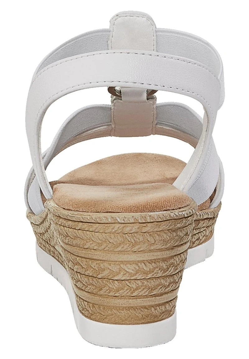 Keilsandalette - Weiß 6 Keilsandalette - Weiß – Bild 4