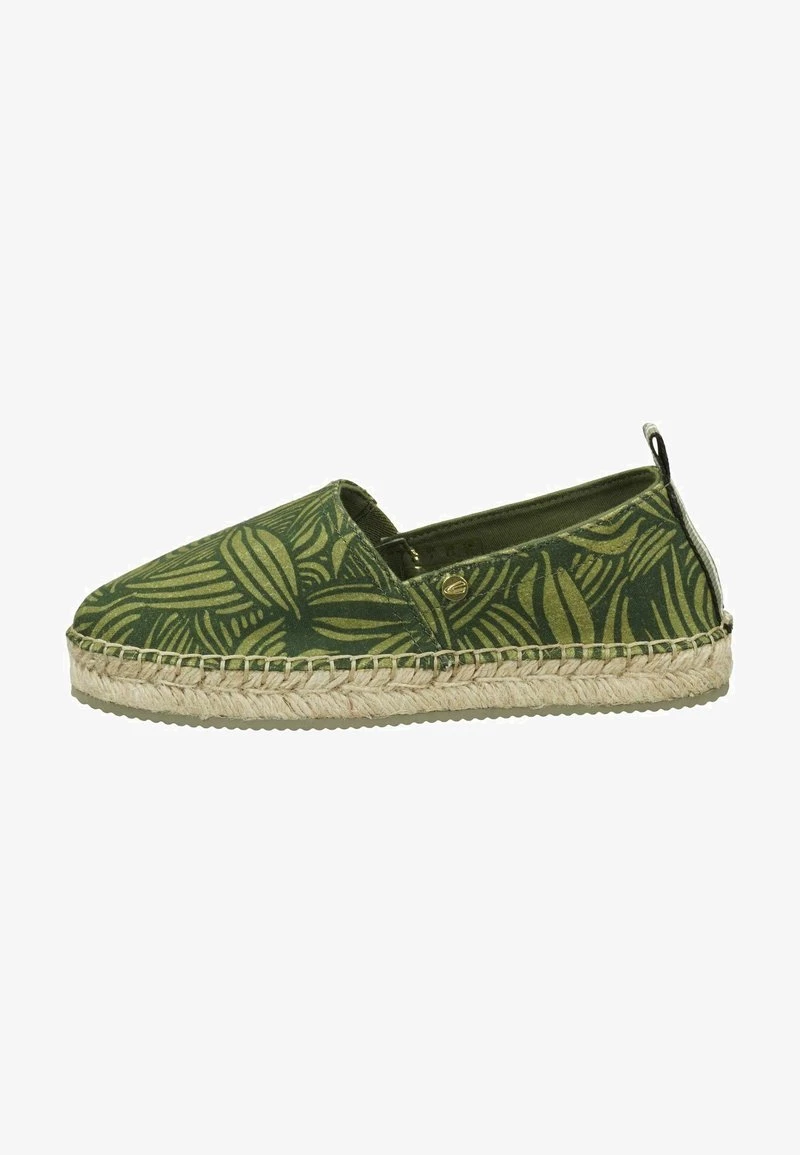 Camel Active HALBSCHUHE - Espadrille - Khaki Leaf 3 Camel Active HALBSCHUHE - Espadrille - Khaki Leaf