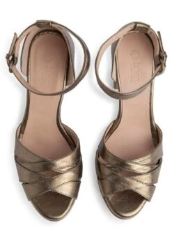 Hoss Intropia CRUCE DOBLE - Riemensandalette - Gold Coloured -Bequeme Schuhe a0067534d6a74a419ac0b4c7a635d217