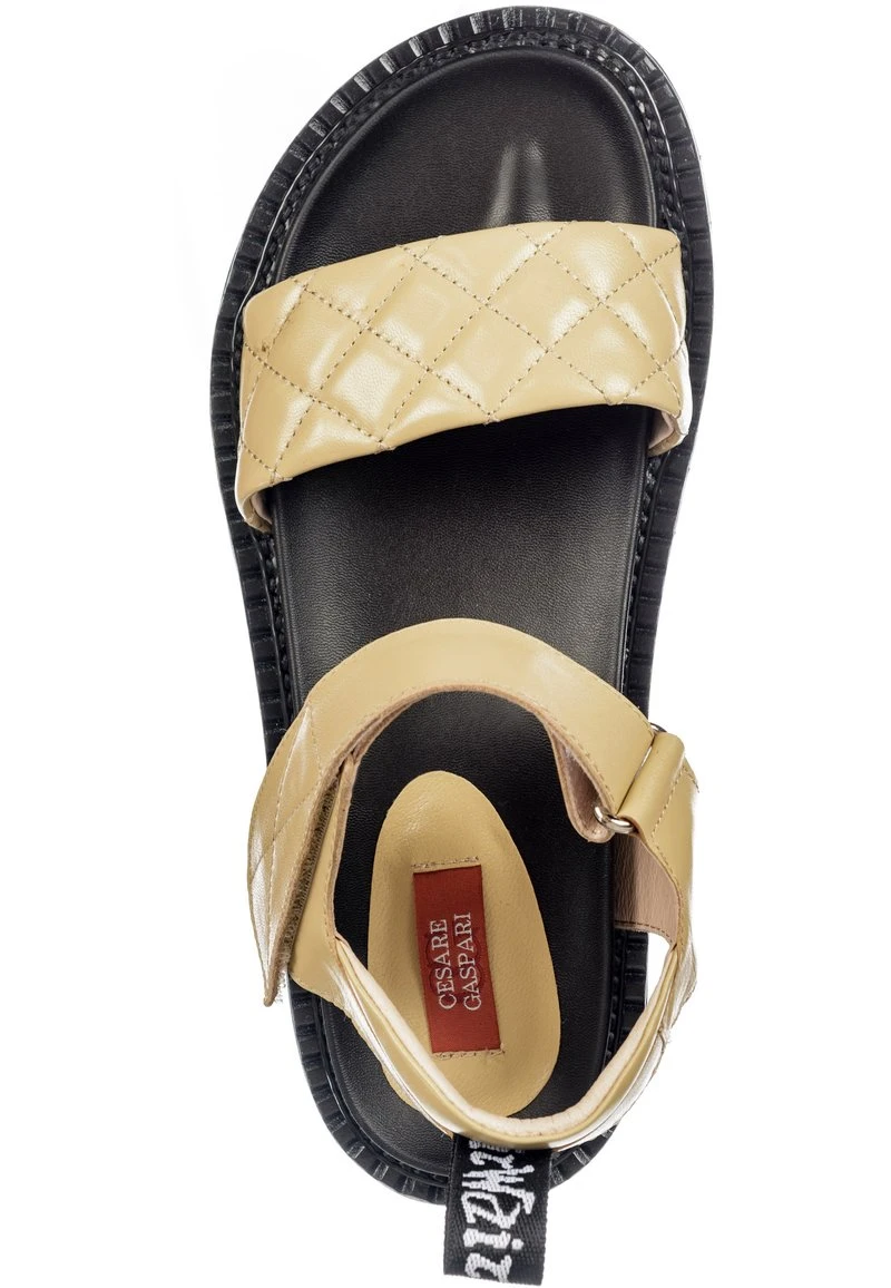 Riemensandalette - Beige 6 Riemensandalette - Beige – Bild 4