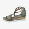 MJUS Plateausandalette - Grün -Bequeme Schuhe a33183cdc8594c0598874398fd67ff4e