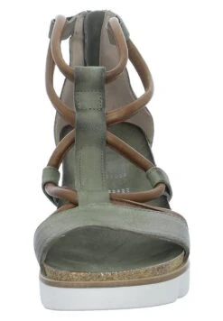 MJUS Plateausandalette - Grün -Bequeme Schuhe a3f6eca7ff62407ba029c5e94a193961