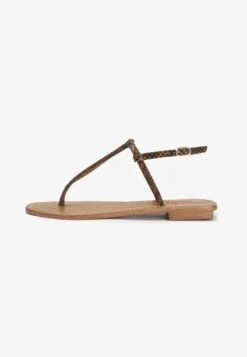 SANTORINI - Zehentrenner - Gold -Bequeme Schuhe a561d3d605944a31863ccf51e98ccb35