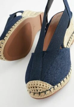 Next FOREVER COMFORT ELASTIC CLOSED TOE - Keilpumps - Navy Blue -Bequeme Schuhe a67eec45a05c45eda56d0ee6cc7c0f4b