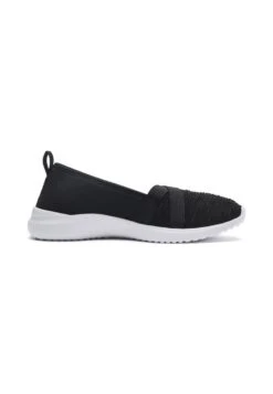 Puma ADELINA - Slipper - Black/silver -Bequeme Schuhe a9c9963f228c4b69a009206db36e078c