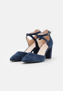 Anna Field LEATHER - High Heel Pumps - Dark Blue 10 Anna Field LEATHER - High Heel Pumps - Dark Blue -Bequeme Schuhe ad3ae528caf340659ba620c0ce989155