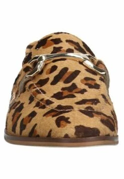 MIT GEPARDENMUSTER UND GOLDFARBENER SCHNALLE - Slipper - Leopard Print -Bequeme Schuhe ade33f892fc342b085dd66644288ac1b