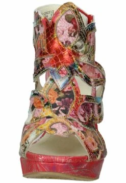 Laura Vita Plateausandalette - Rouge -Bequeme Schuhe b188f0728b924a03947828fc76b91ff9