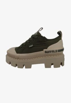 Buffalo RAVEN LO MIT PER - Sportlicher Schnürer - Khaki