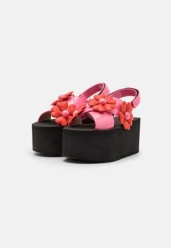 MOSCHINO Plateausandalette - Fantasy Color -Bequeme Schuhe b327d4a23a2f4c1c98322d50f5ba501a