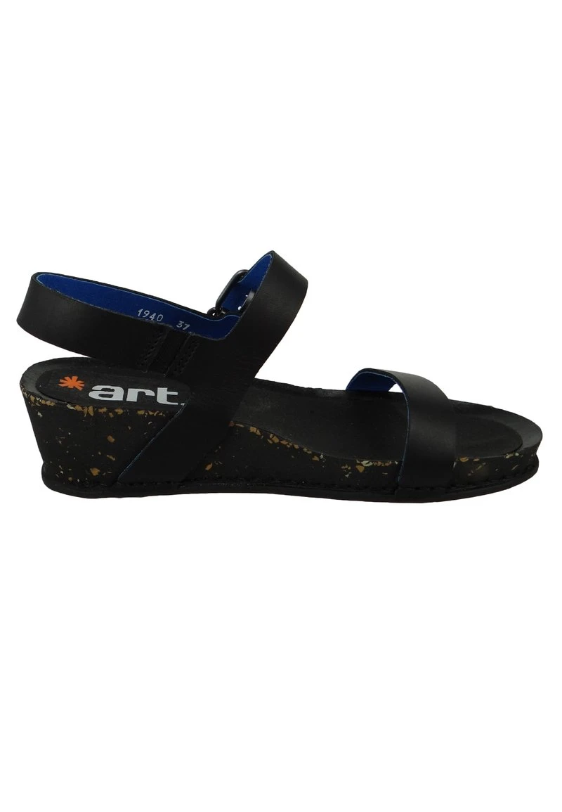 *art AMEND - Keilsandalette - Black 8 *art AMEND - Keilsandalette - Black – Bild 6