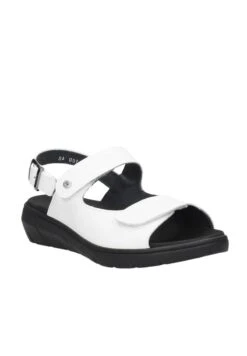CORFU MARTINICA - Keilsandalette - White -Bequeme Schuhe b4dc540d3c6d49ecb3ab3aac9da3ce61