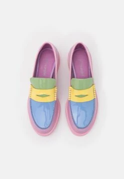 Jeffrey Campbell LENNA - Slipper - Yellow/green/blue 13 Jeffrey Campbell LENNA - Slipper - Yellow/green/blue -Bequeme Schuhe b73fc49e71fb4ab38a1b885fe2f2ca45