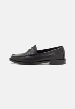 RHEA PENNY LOAFER - Slipper - Black 9 RHEA PENNY LOAFER - Slipper - Black -Bequeme Schuhe b7ac8d64061b4d4aa7ffba833652db80